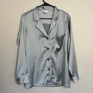 Top shop satin blouse